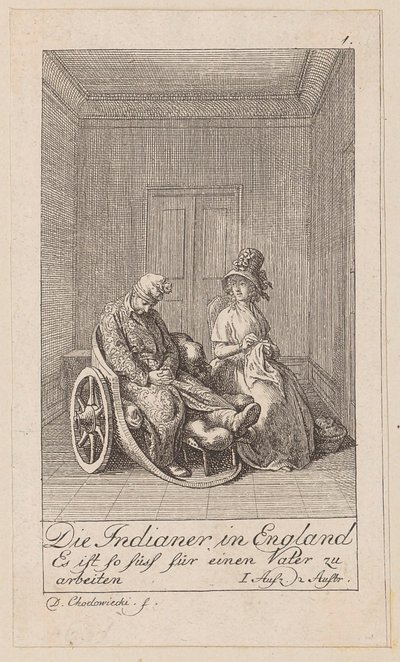 Planche 1 pour « Les Indiens en Angleterre » d