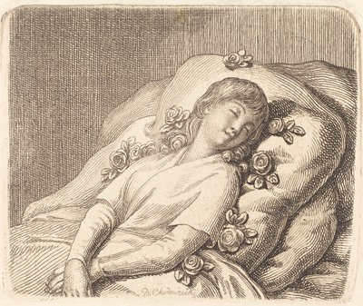 Rêver sur des roses - Daniel Nikolaus Chodowiecki