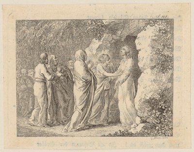 Lazare, ou la célébration de la Résurrection - Daniel Nikolaus Chodowiecki