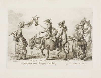 Pèlerinage au spa de Französisch Bucholz près de Berlin - Daniel Nikolaus Chodowiecki