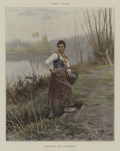 Revenant de la Rivière - Daniel Ridgway Knight