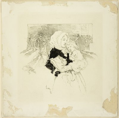 Femme et enfant - Daniel Urrabieta Vierge