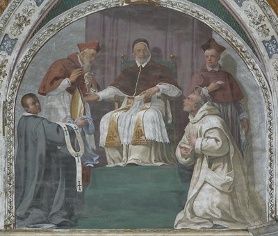 Le Pape approuvant l