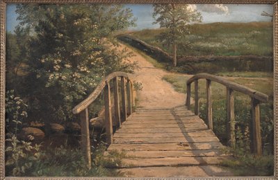 Pont sur un ruisseau à Assens, Fionie - Dankvart Dreyer