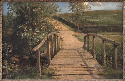 Pont sur un ruisseau à Assens, Funen - Dankvart Dreyer