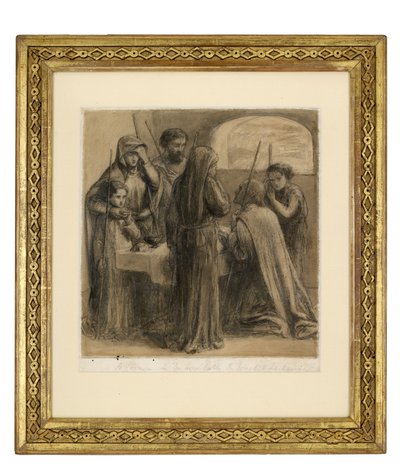 Un Pessah dans la maison de Joseph et Zacharie, vers 1850 - Dante Gabriel Charles Rossetti