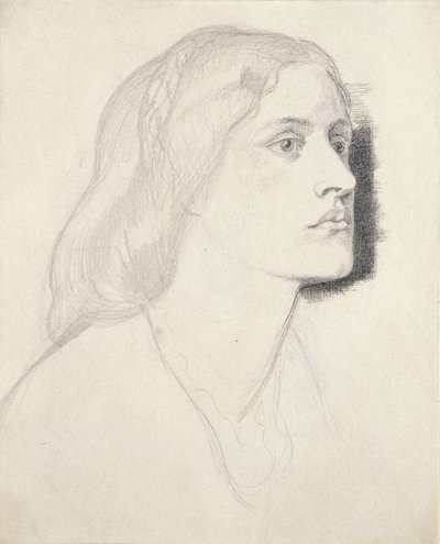 Portrait de Mlle Ruth Herbert, probablement 1858 - Dante Gabriel Charles Rossetti