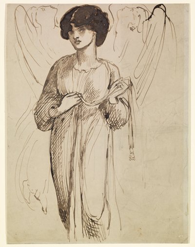 Astarte Syriaca - Étude des figures - Dante Gabriel Rossetti