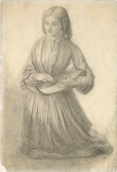 Elizabeth Siddal jouant d
