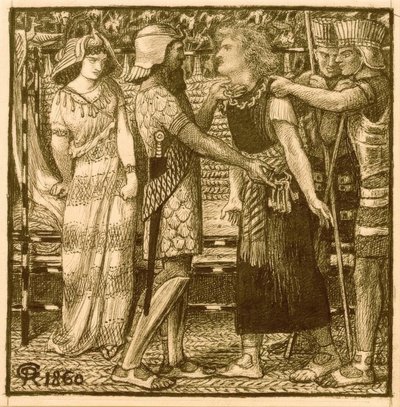 Joseph accusé devant Potiphar - Dante Gabriel Charles Rossetti
