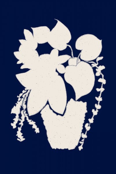 Élégante silhouette de plante en pot - Danushka Abeygoda