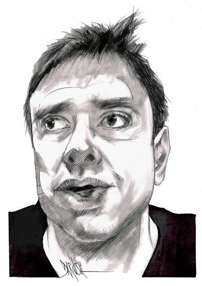Alessandro Di Battista, 2023 (dessin numérique au crayon de couleur) - Dariush Radpour