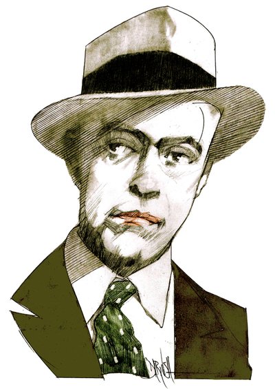 Antonio Delfini, 2021 (dessin numérique au crayon de couleur) - Dariush Radpour