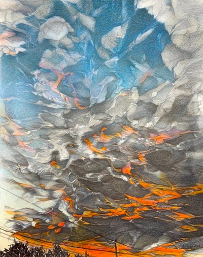 Feu dans le ciel, 2023 - Darrell Windjack