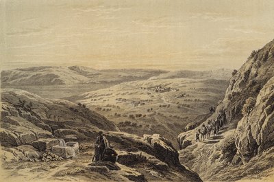 Cana, vue générale (lithographie en couleur) - David (after) Roberts
