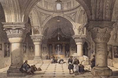 Chapelle de Sainte-Hélène - David (after) Roberts