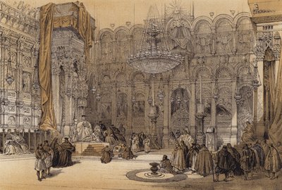 Église grecque du Saint-Sépulcre - David (after) Roberts