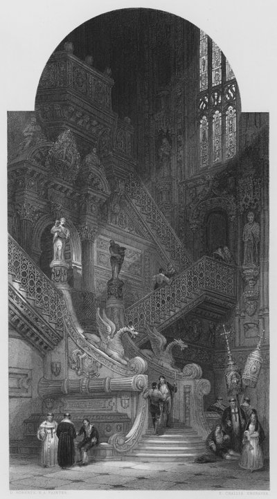 Intérieur de la cathédrale de Burgos, d
