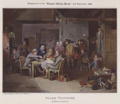 Politiciens du village - David (after) Wilkie
