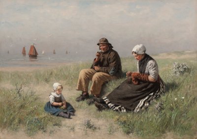 Sur le sable à Scheveningen - David Adolph Constant Artz