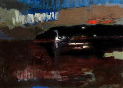 Plongeon arctique, vers 1986 - David Alan Redpath Michie