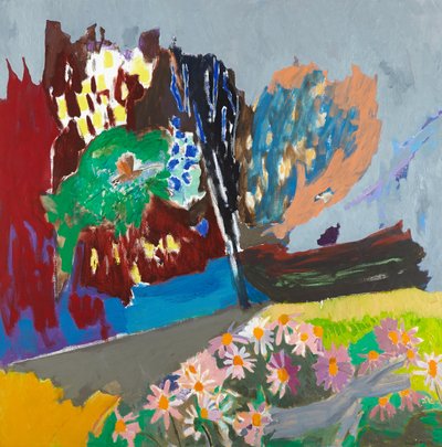 Sphinx du liseron dans un jardin - David Alan Redpath Michie