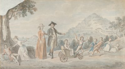 La famille de Sir James Hunter Blair, 1er baronnet 1741-1787, vers 1785 - David Allan