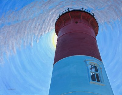 Voir la lumière, 2017 (huile sur toile) - David Arsenault