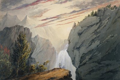 À la cascade, vers 1850 - David Claypoole Johnston
