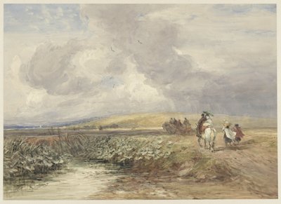 Paysage avec voyageurs - David Cox (I)
