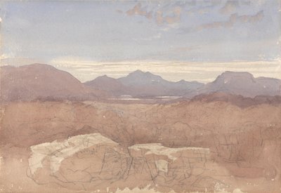 Une vue montagneuse, Nord du Pays de Galles - David Cox