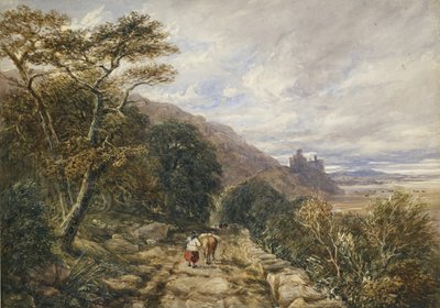 Chemin de campagne menant au château de Harlech, 1842 - David Cox