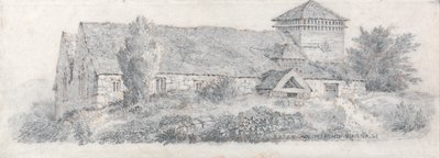 Llanfair Church, North Wales pour A Treatise on Landscape Painting and Effect in Water Colours (Traité sur la peinture de paysage et les effets de l