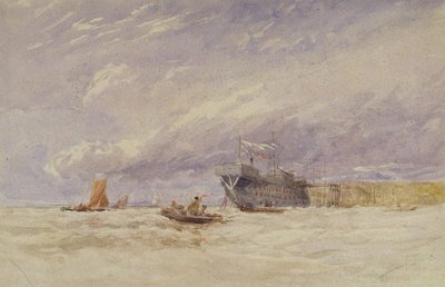 Sur la Medway, vers 1845-50 - David Cox