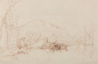 Scène fluviale - David Cox