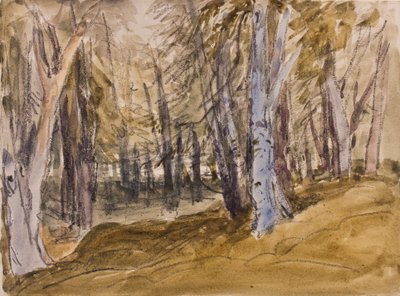 Arbres sur Box Hill - David Cox