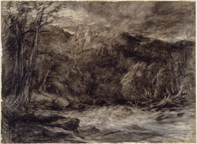 Un torrent de montagne - David Cox the elder