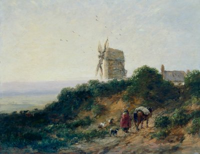 Le chemin vers le moulin, 1849 - David Cox the elder