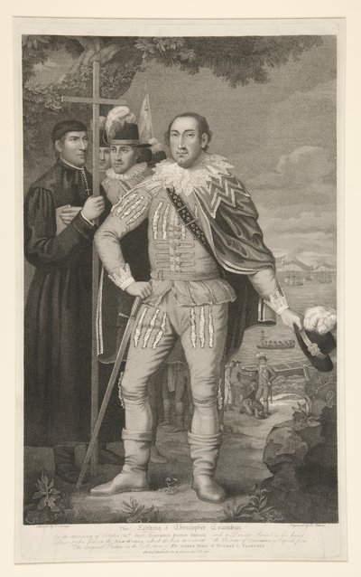 Le débarquement de Christophe Colomb - David Edwin