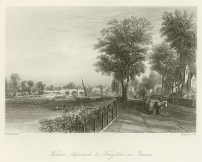Approche ouest de Kingston-on-Thames - David Hall McKewan