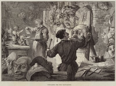 Préparation pour les pantomimes - David Henry Friston
