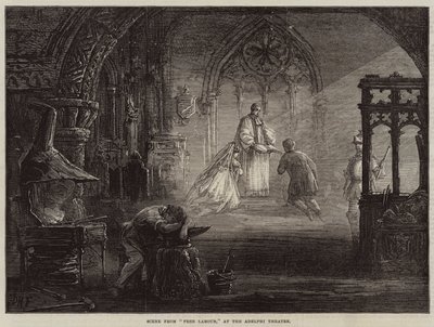 Scène de Free Labour, au théâtre Adelphi - David Henry Friston