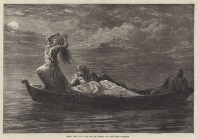 Scène des Derniers Jours de Pompéi, au Queen