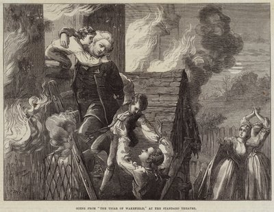 Scène de Le Vicaire de Wakefield, au Standard Theatre - David Henry Friston