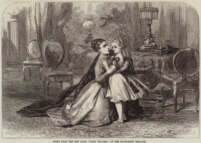 Scène de la Nouvelle Pièce, Mary Warner, au Théâtre Haymarket - David Henry Friston