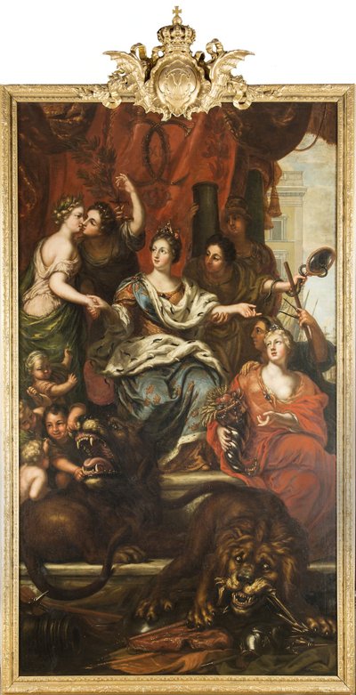Allegorie über die friedliche Regierung von König Karl XI. - David Klöcker Ehrenstrahl