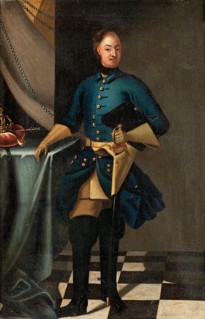Portrait du roi Charles XII de Suède - David Krafft von