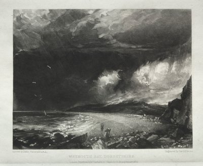 Divers sujets de paysage, caractéristiques du paysage anglais...Baie de Weymouth, Dorsetshire, 1830 - David Lucas