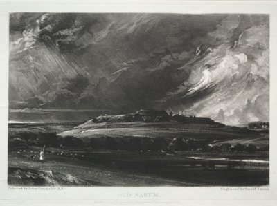 Divers sujets de paysage, caractéristiques du paysage anglais... Old Sarum, 1832 - David Lucas