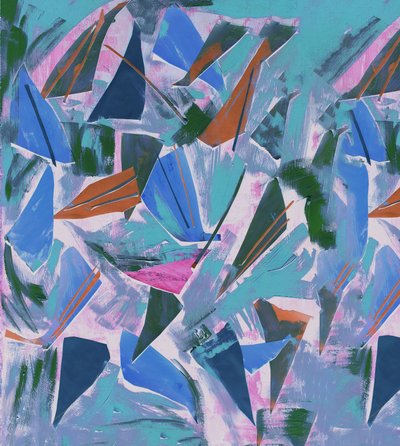 Échantillon de sol en bleu, 2017 - David McConochie